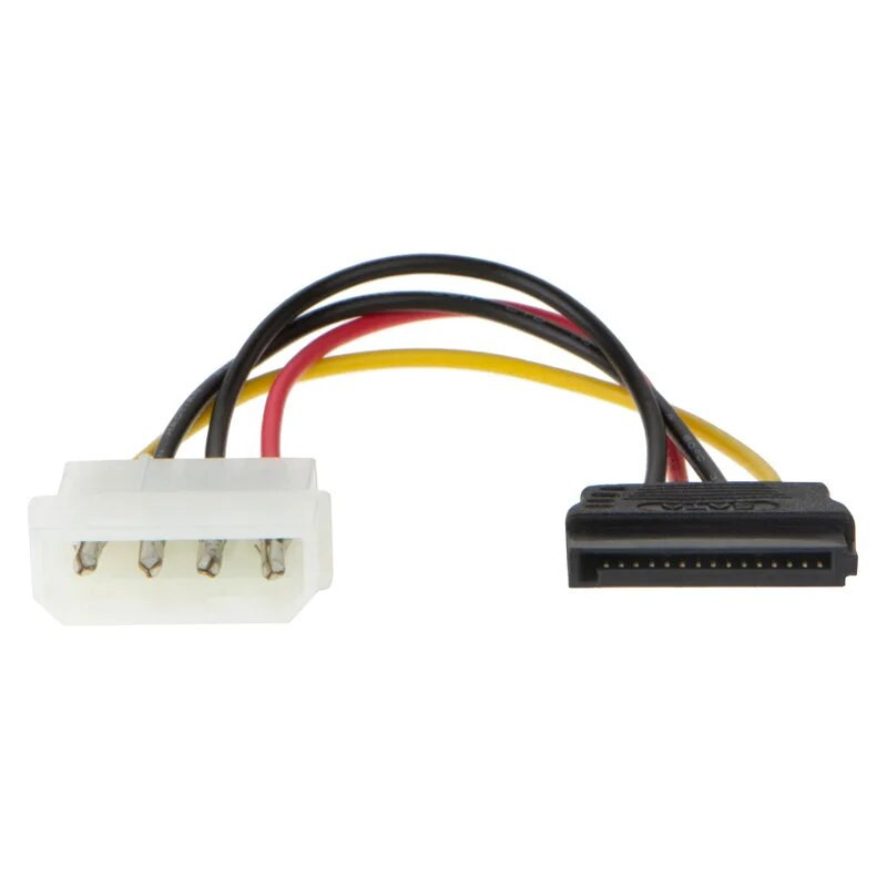 1 vnt Serial ATA SATA 4 kontaktų IDE Molex iki 1/2/3 iš 15 kontaktų HDD maitinimo adapterio kabelis Karšta visame pasaulyje akcija