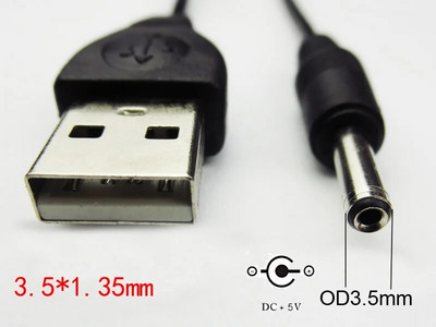 USB į DC maitinimo kabelio lizdas USB DC 2,0 * 0,6 mm 2,5 * 0,7 mm 3,5 * 1,35 mm 4,0 * 1,7 mm 5,5 * 2,1 mm 5 V nuolatinės srovės statinės lizdas USB maitinimo kabelio jungtis