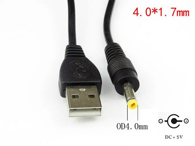 USB į DC maitinimo kabelio lizdas USB DC 2,0 * 0,6 mm 2,5 * 0,7 mm 3,5 * 1,35 mm 4,0 * 1,7 mm 5,5 * 2,1 mm 5 V nuolatinės srovės statinės lizdas USB maitinimo kabelio jungtis