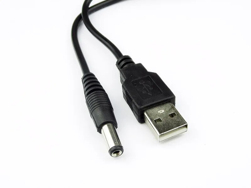 USB į DC maitinimo kabelio lizdas USB DC 2,0 * 0,6 mm 2,5 * 0,7 mm 3,5 * 1,35 mm 4,0 * 1,7 mm 5,5 * 2,1 mm 5 V nuolatinės srovės statinės lizdas USB maitinimo kabelio jungtis