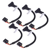 1–5 vnt Keitiklio adapteris USB 3.0 20 kontaktų kištukas į USB 2.0 9 kontaktų pagrindinės plokštės moteriškas kabelis USB3.0 lizdas iki 9 kontaktų USB2.0 kištukas