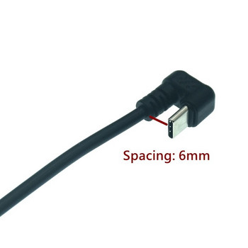 U-образен 180-градусов ъгъл USB 3.1 тип C мъжки към женски Micro Mini Type-C USB otg USB-C преобразувател на данни за зареждане, адаптерен кабел