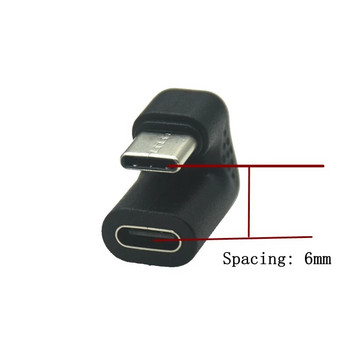 Γωνία U-σχήματος 180 μοιρών USB 3.1 Τύπος C Αρσενικό σε θηλυκό Micro Mini Type-C USB otg USB-C Καλώδιο μετατροπέα δεδομένων φόρτισης