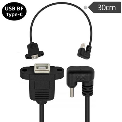 U formos 180 laipsnių kampu USB 3.1 C tipo vyriškas ir moteriškas Micro Mini Type-C USB otg USB-C įkrovimo duomenų keitiklio adapterio laidas