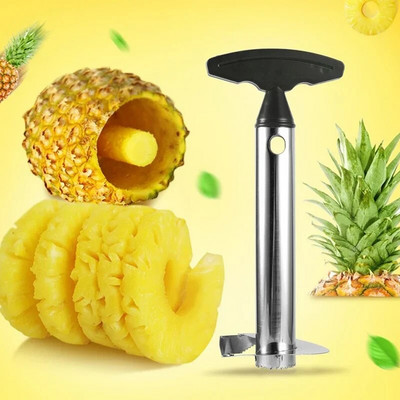 Aparat de curățat ananas Mașină de tăiat legume Accesorii de bucătărie Ustensile noi de bucătărie Instrument de curățare a fructelor Instrumente de curățare a fructelor Bar din oțel inoxidabil