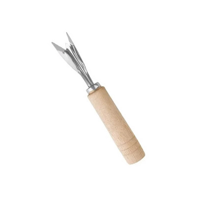 Nerūdijančio plieno ananasų skustuvas Braškių Huller vaisių drožimo peilis Neslystantis virtuvės priedai Ananasų šerdies pjaustyklė