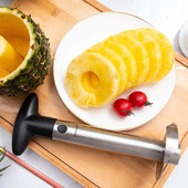 Rezač ananasa od nehrđajućeg čelika Spiralni rezač Ananas Gulilica za voće Odstranjivanje peteljki Oštrice za jednostavno vađenje jezgre Kuhinjski alati
