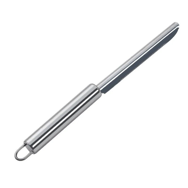 Nerūdijančio plieno ananasų peilis obuolių kriaušių šerdis Neslystantis ilgomis juostelėmis vaisių skustukas virtuvės rankinis kastuvas pjaustyklės ananasų kasimas