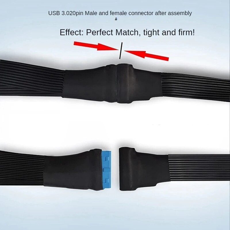 Pagrindinės plokštės USB 3.0 19PIN antraštė 1To2 prailginimo skirstytuvo kabelis 19Pin 20Pin vidinis prailginimo antraštės adapterio kabelis 15cm