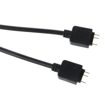 5V 3-пинов удължителен кабел за дънната платка на компютъра RGB интерфейсен конектор Хъб RGB сплитер кабел за компютърно шаси с високо качество