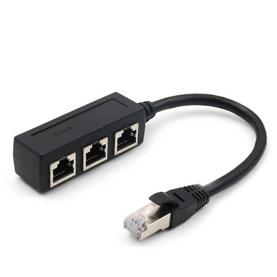 Ethernet kabel Splitter Mrežni adapter Ethernet Splitter 1 do 3 kabel RJ45 LAN Ethernet priključak Adapter