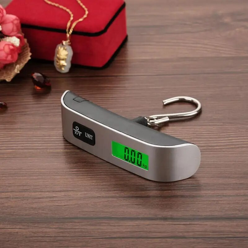 Prtljaga težine 50 kg, digitalna elektronska vaga, ručni prtljag, kupovina, ribolov, putna prtljaga i torbe, na otvorenom, zračna luka, supermarket