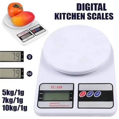 5/10kg x1g digitālie svari virtuves elektroniskie pārtikas svari gramu elektriskie svari pasta gatavošana cepšana kūkas virtuves piederumi