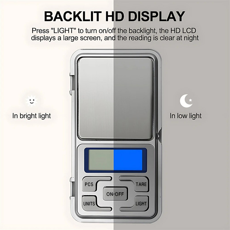 0,01 g 500 g juvelyrinių svarstyklių svoris deimantų balansas virtuvės svėrimas skaitmeninis kišeninis mini svarstyklės vonios kambarys