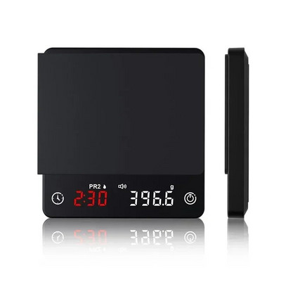 Mažos espreso kavos virtuvės svarstyklės SearchPean Mini Smart Timer USB 2kg/0.1g Siųsti Pad Vyras Moteris Dovanų Laikmatis Skaitmeninės Svarstyklės