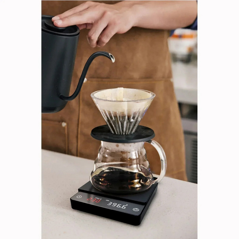 Mažos espreso kavos virtuvės svarstyklės SearchPean Mini Smart Timer USB 2kg/0.1g Siųsti Pad Vyras Moteris Dovanų Laikmatis Skaitmeninės Svarstyklės
