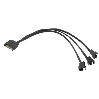 Ventiliatoriaus prailginimo maitinimo skirstytuvo kabelio jungtis PC 1–3 4 5 4 kontaktų aušinimo stebulės skirstytuvo kabelis 12V SATA maitinimo adapteris