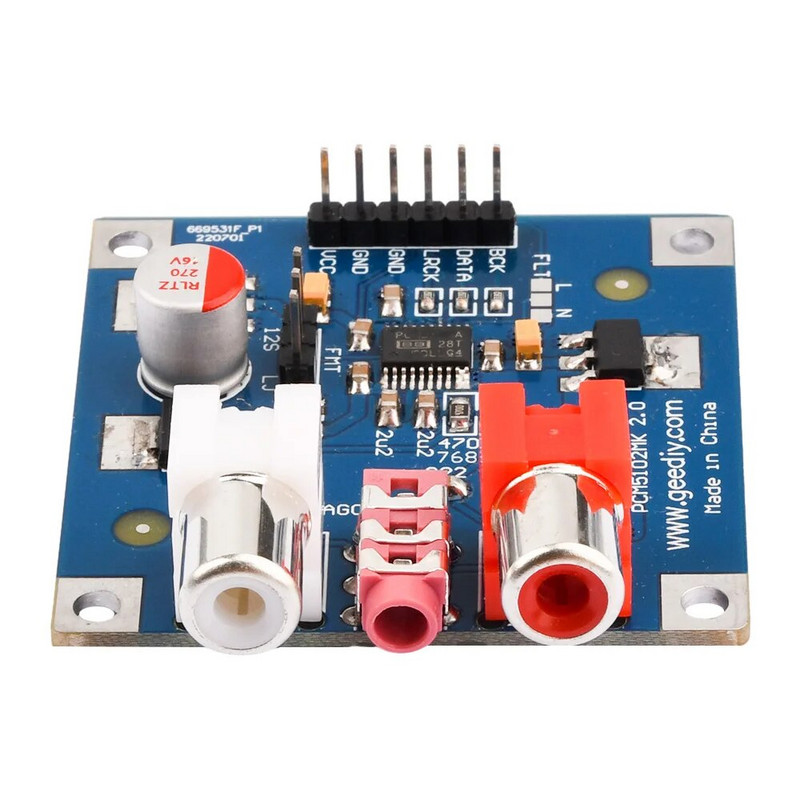 PCM5102/PCM5102A 32-bitine 384K DAC dekoodri moodul PCM5102 DAC dekoodri tahvli helispektrianalüsaator Decodificador I2S Player Be