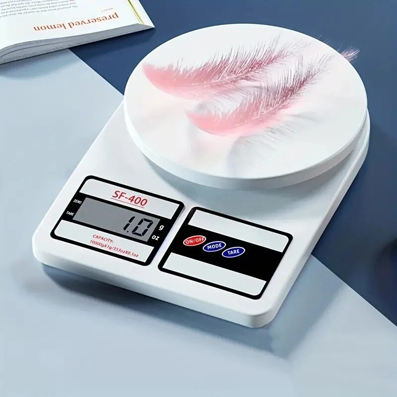 1 vnt nešiojamos skaitmeninės elektroninės svarstyklės Daugiafunkcinės kepimo žolelių arbatos maisto svarstyklės 10 kg 0,001 kg namų virtuvės reikmenys