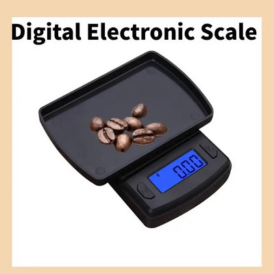 Преносима 100g~500g/0.01g цифрова електронна везна бижутерийна везна везна за балансиране на теглото кухненски предмети високопрецизна каратова везна