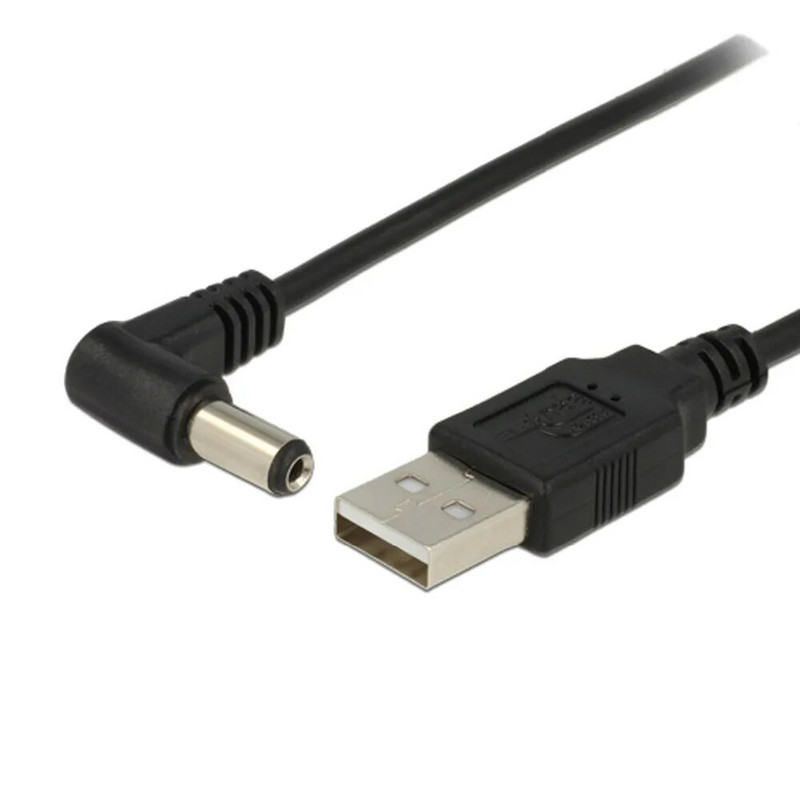 1db USB dugasz 5,5 mm x 2,1 mm 5,5*2,1 DC hordós csatlakozó tápkábel AC csatlakozó Átviteli csatlakozó Töltő interfész átalakító 1 m 2 m