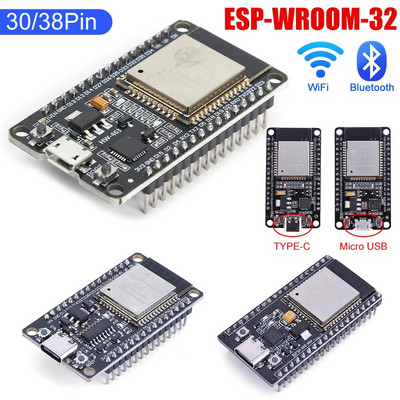 ESP-WROOM-32 ESP32 Bluetooth Wifi Dual Core ESP32-S ESP32 30 Pin Development Board CP2102 Type C ESP 32 Nodemcu Bluetooth Module