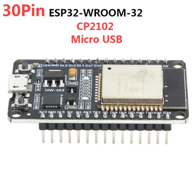 ESP-WROOM-32 ESP32 Bluetooth Wifi Dual Core ESP32-S ESP32 30 kontaktų kūrimo plokštė CP2102 Type C ESP 32 Nodemcu Bluetooth modulis