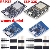 ESP32 WROOM-32/D1 Mini ESP8266 plėtros plokštė belaidis WiFi+Bluetooth modulis itin mažos energijos sąnaudos SPI Flash ESP32s