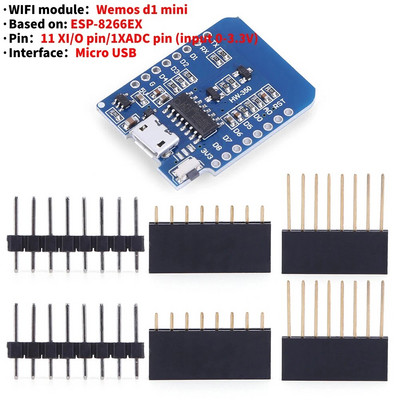 ESP32 WROOM-32/D1 Mini ESP8266 plėtros plokštė belaidis WiFi+Bluetooth modulis itin mažos energijos sąnaudos SPI Flash ESP32s