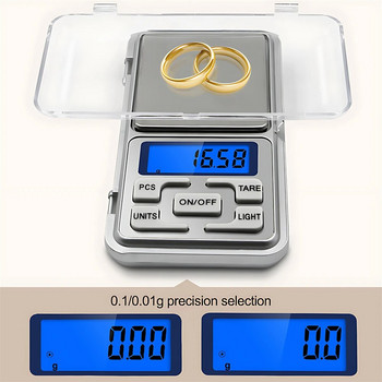 Ζυγαριά κοσμήματος Βάρος Diamond Balance Κουζίνα Ζύγιση Ψηφιακή Τσέπη Μίνι Ζυγαριά Μπάνιο 0,01g 500g