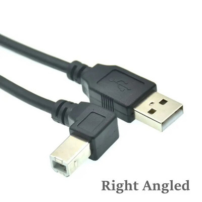 USB 2.0 spausdinimo kabelis, tipas A–B, kištukinis spausdintuvas, trumpas kabelis, skirtas Canon Epson HP ZJiang etikečių spausdintuvui DAC USB spausdintuvas 1M 3M 5