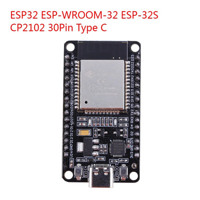 ESP32 plėtros plokštė CP2102 CH340C 30/38Pin WiFi+Bluetooth mažos energijos sąnaudos belaidis modulis ESP-WROOM-32 NodeMCU-32S