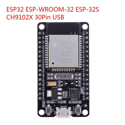 ESP32 plėtros plokštė CP2102 CH340C 30/38Pin WiFi+Bluetooth mažos energijos sąnaudos belaidis modulis ESP-WROOM-32 NodeMCU-32S