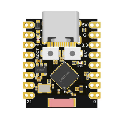 ESP32-C3 „pasidaryk pats“ elektronikos kūrimo plokštė „WiFi“ 3,3–6 V maitinimo šaltinis ESP32 „SuperMini“ belaidė kūrimo plokštė, mažos galios