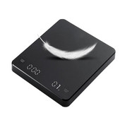 Virtuvės svarstyklės Tikslios elektroninės svarstyklės juodos maistinės kavos svarstyklės LED ekranas skaitmeninis svėrimo įrankis 3 kg / 0,1 g virtuvės priedai
