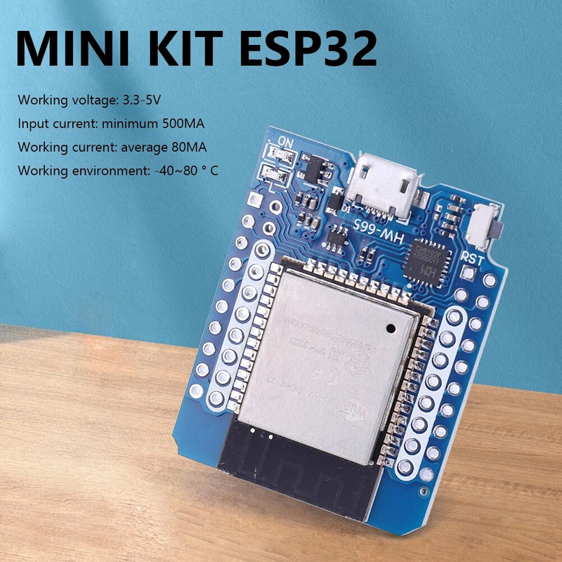 D1 Mini ESP32 ESP-32 WIFI Bluetooth CP2104/CH9102 plėtros plokštės modulis WiFi Bluetooth suderinamas su dviejų branduolių pilnai funkcionalus