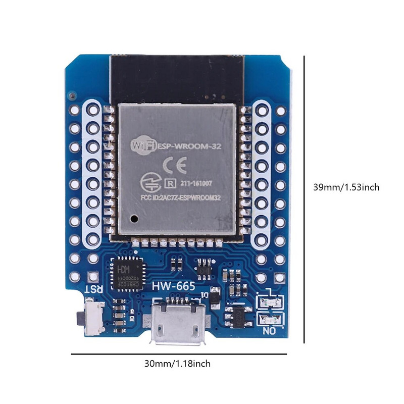 D1 Mini ESP32 ESP-32 WIFI Bluetooth CP2104/CH9102 plėtros plokštės modulis WiFi Bluetooth suderinamas su dviejų branduolių pilnai funkcionalus