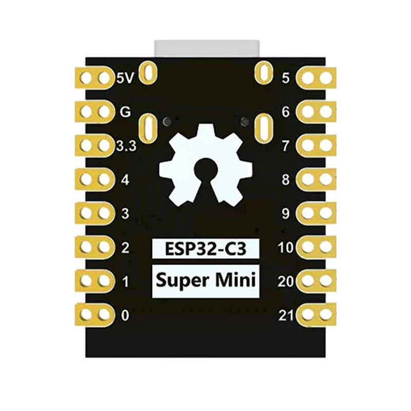 ESP32-C3 plėtros plokštė WiFi suderinama su „Bluetooth“ ESP32 SuperMini Dev Board 3,3–6 V maitinimo šaltinis, mažos galios