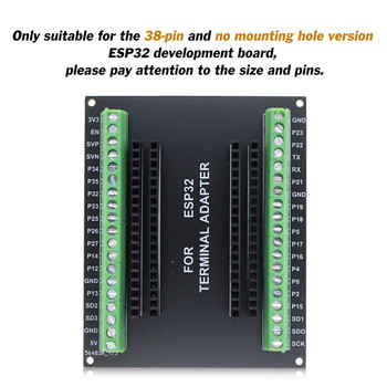 Модул за разработка ESP32 CP2102 Chip NodeMCU-32S Lua 38Pin модул MICRO USB интерфейс Ниска консумация на енергия GPIO разширителна платка