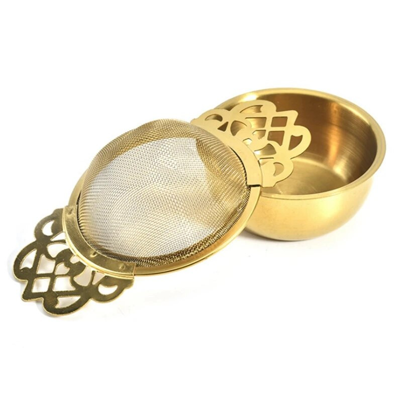 Nerūdijančio plieno arbatos sietelis su lašintuvu Tradicinis pakabinamas infuzijos filtras Metalinis arbatos infuzinis arbatos sietelis