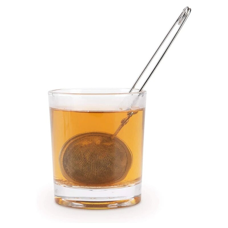 Arbatos sietelis, 3 pakelių aukščiausios kokybės nerūdijančio plieno arbatos sietelis su rankena birių lapų arbatos smulkių tinklelių arbatos kamuoliukų filtras