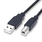 USB 2.0 spausdintuvo duomenų kabelis didelės spartos 2.0 A iki B kištukinis 1,5 m 1 m juodo laido laidas skaitytuvui fakso aparatas spausdintuvas