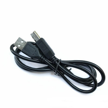 Καλώδιο δεδομένων εκτυπωτή USB 2.0 Υψηλή ταχύτητα 2.0 A έως B Αρσενικό σε Αρσενικό 1.5m 1m Μαύρο καλώδιο καλωδίου για σαρωτή Εκτυπωτής μηχανής φαξ