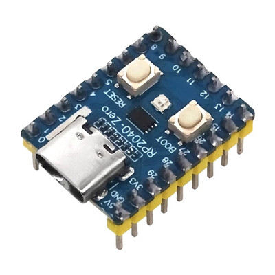 RP2040 Zero Dual Core plėtros plokštė, didelė saugykla, didelio našumo dviejų branduolių Cortex M0 + procesoriaus PICO plokštė, skirta Raspberry Pi