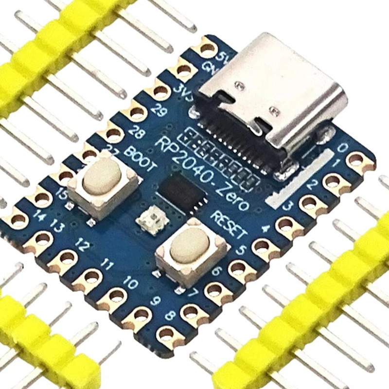 RP2040 Zero Dual Core plėtros plokštė, didelė saugykla, didelio našumo dviejų branduolių Cortex M0 + procesoriaus PICO plokštė, skirta Raspberry Pi