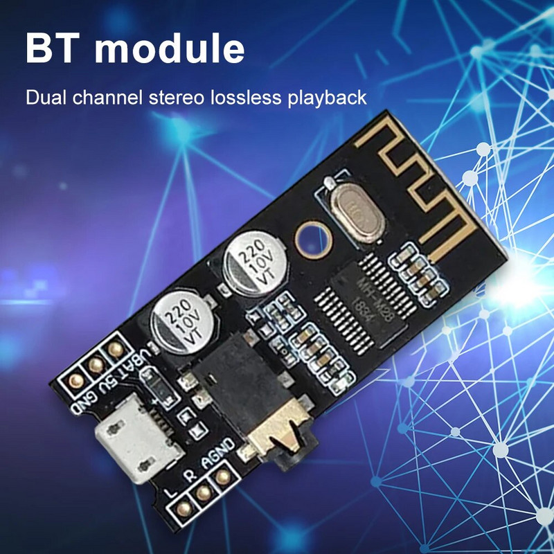 MH-M18/M28/M38 dekoderio plokštės be nuostolių su Bluetooth suderinamas garso modulis su indikatoriaus lempute HiFi DIY modifikavimo rinkiniu