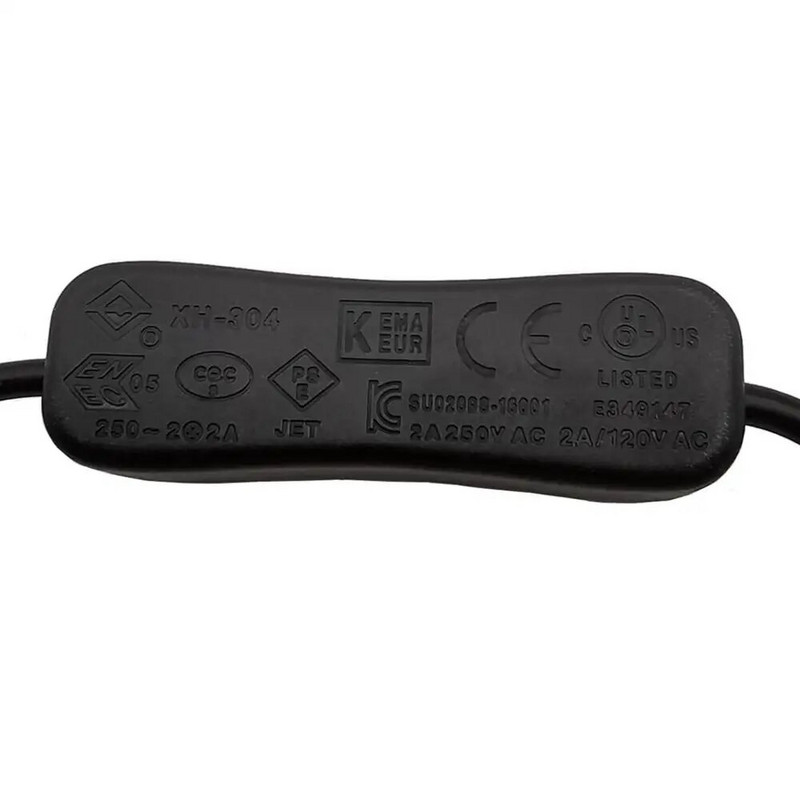 Nuolatinės srovės 5,5 mm X 2,1 mm 2,5 mm maitinimo laido ilgintuvo kabelis 3A kabelis su įjungimo / išjungimo jungikliu Maitinimo kabelis 20 cm