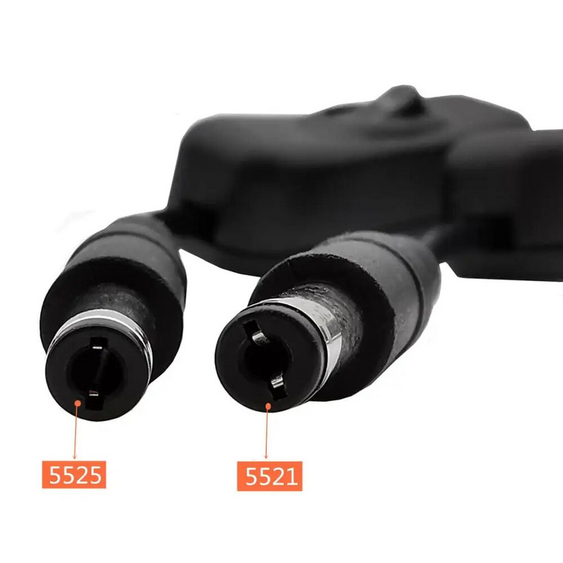 Nuolatinės srovės 5,5 mm X 2,1 mm 2,5 mm maitinimo laido ilgintuvo kabelis 3A kabelis su įjungimo / išjungimo jungikliu Maitinimo kabelis 20 cm