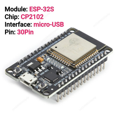 Πλακέτα επέκτασης ESP32 Διεπαφή MICRO USB NodeMCU-32S Lua 38Pin Χαμηλή κατανάλωση ενέργειας GPIO Επέκταση πλακέτα συμβατή με Bluetooth