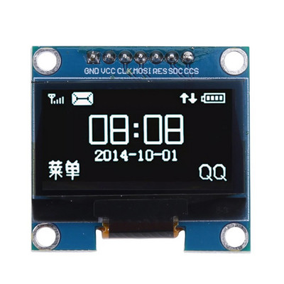 1,3 inčni modul zaslona 4pin IIC I2C SSH1106 pogon OLED LCD LED zaslon modul bijeli/plavi zaslon za Arduino/Raspberry Pi/BBC